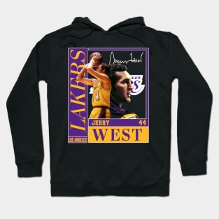 Jerry West Mr Clutch Basketball Legend Signature Vintage Retro 80s 90s Bootleg Rap Style Hoodie